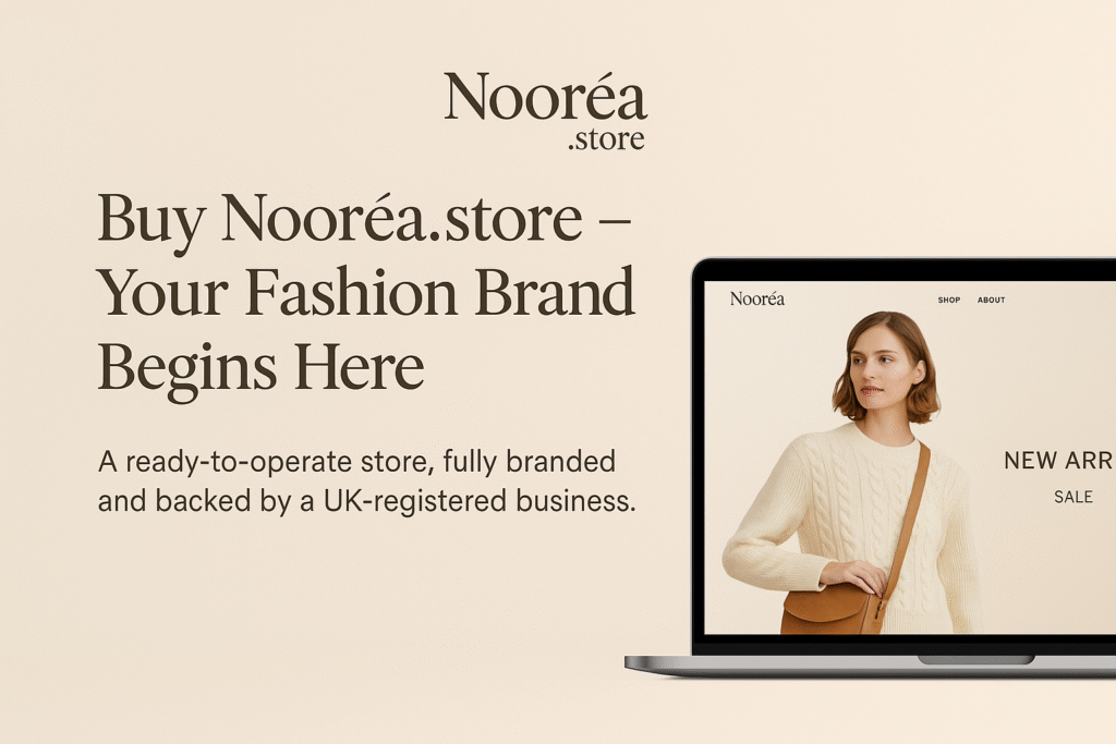 Buy Nooréa.store – A Ready-to-Launch Fashion Brand